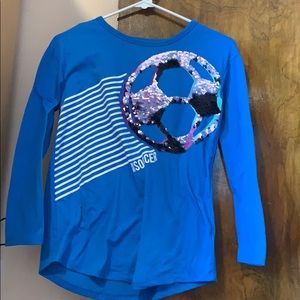 Blue Soccer Shirt